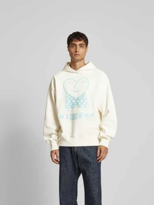 Bluza z kapturem z kapturem ISNURH Złamany biały
