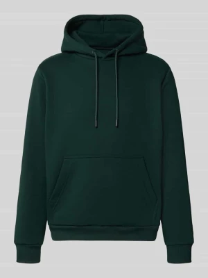 Bluza z kapturem z kieszenią kangurka model 'BRADLEY' Jack&Jones Ciemnozielony