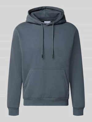 Bluza z kapturem z kieszenią kangurka model 'BRADLEY' Jack&Jones Średnioszary