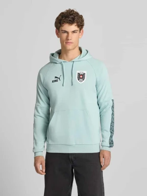 Bluza z kapturem z kieszenią kangurka model 'ÖFB KING' PUMA PERFORMANCE