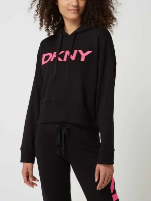 Bluza z kapturem z logo DKNY PERFORMANCE