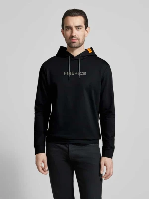 Bluza z kapturem z logo model 'CADELL' Fire + Ice