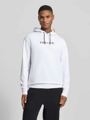 Bluza z kapturem z logo model 'CADELL' Fire + Ice