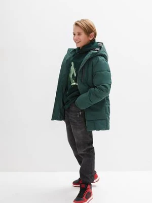 Bluza z kapturem z miękkiej mieszanki bawełny bonprix