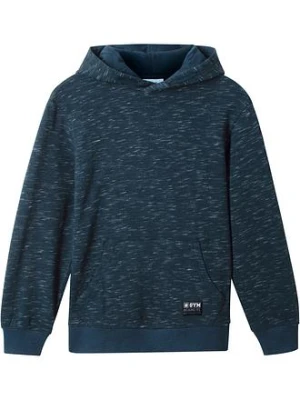 Bluza z kapturem z miękkiej mieszanki bawełny bonprix