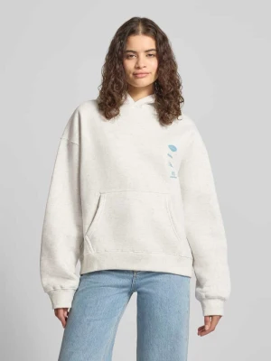 Bluza z kapturem z nadrukami logo i kieszenią kangurka ANOTHER COTTON LAB