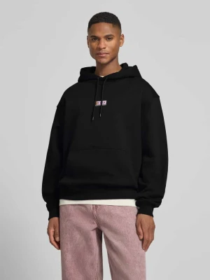 Bluza z kapturem z nadrukiem logo model 'Chase' Les Deux