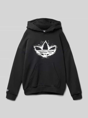 Bluza z kapturem z nadrukiem z logo adidas Originals