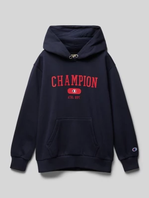 Bluza z kapturem z nadrukiem z logo Champion