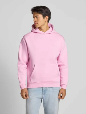 Bluza z kapturem z nadrukiem z logo REVIEW