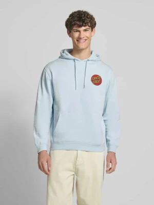 Bluza z kapturem z nadrukiem z logo Santa Cruz