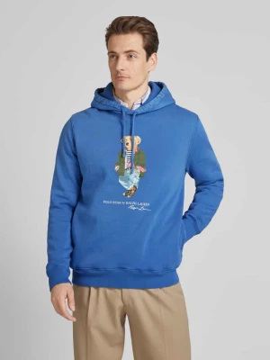 Zdjęcie produktu Bluza z kapturem z nadrukiem z motywem i logo Polo Ralph Lauren