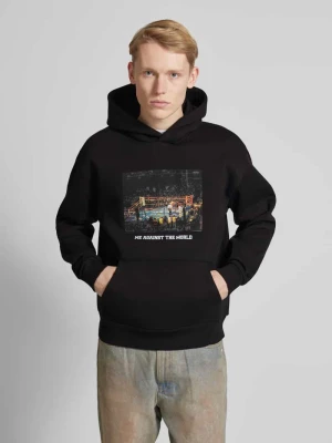 Bluza z kapturem z nadrukiem z motywem Review X MATW