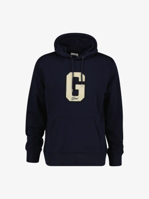 Bluza z kapturem z naszywką G GANT