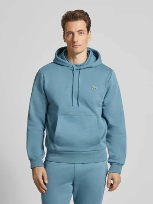 Bluza z kapturem z naszywką z logo Lacoste