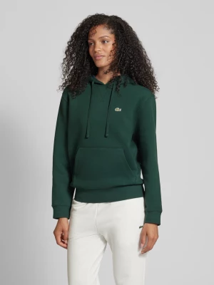 Bluza z kapturem z naszywką z logo Lacoste Sport