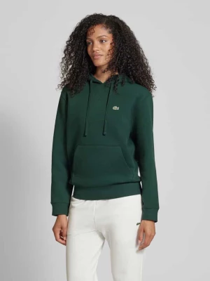 Bluza z kapturem z naszywką z logo Lacoste Sport