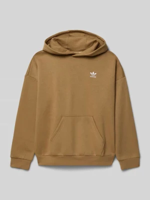 Bluza z kapturem z wyhaftowanym logo adidas Originals