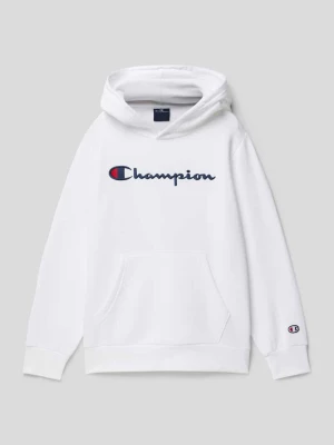 Bluza z kapturem z wyhaftowanym logo Champion