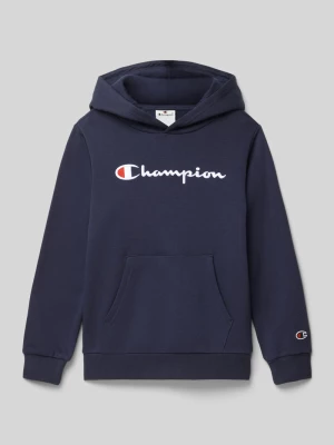 Bluza z kapturem z wyhaftowanym logo Champion