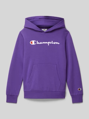 Bluza z kapturem z wyhaftowanym logo Champion