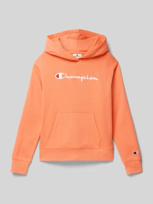 Bluza z kapturem z wyhaftowanym logo Champion