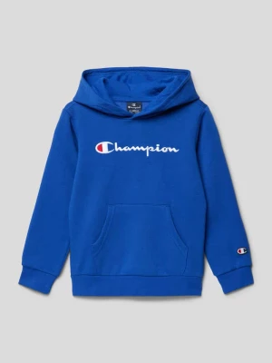 Bluza z kapturem z wyhaftowanym logo Champion