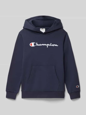 Bluza z kapturem z wyhaftowanym logo Champion