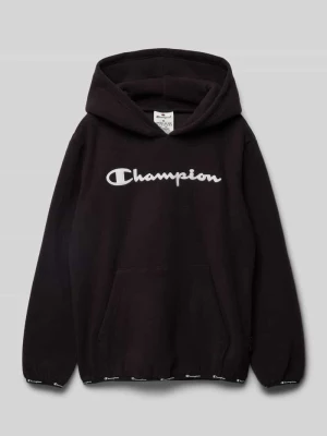 Bluza z kapturem z wyhaftowanym logo Champion