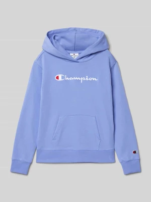 Bluza z kapturem z wyhaftowanym logo Champion