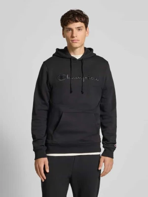 Bluza z kapturem z wyhaftowanym logo Champion