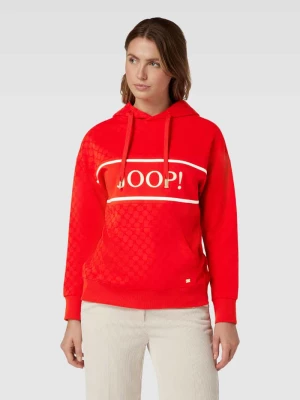 Bluza z kapturem z wyhaftowanym logo Joop!