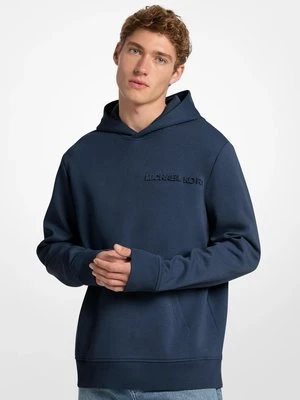 Bluza z kapturem z wytłoczonym logo z mieszanki bawełny Michael Kors Outlet