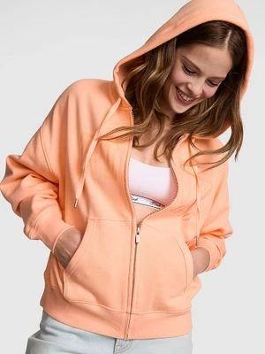 Bluza z kapturem zapinana na zamek Campus Fleece Victoria's Secret