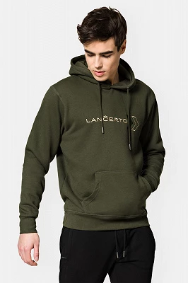 Bluza Zielona Bawełniana z Kapturem Laney Lancerto