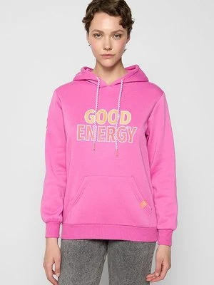 Bluza z kapturem Zwillingsherz jagodowy