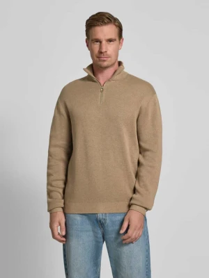 Bluza z kołnierzem i detalem z logo model ‘MILANO’ Jack & Jones Premium