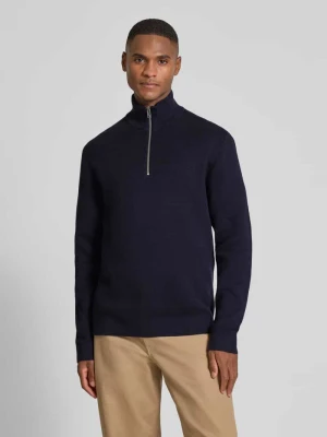 Bluza z kołnierzem i detalem z logo model ‘MILANO’ Jack & Jones Premium