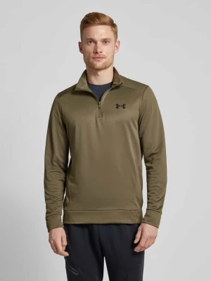 Bluza z kołnierzem i nadrukiem z logo Under Armour