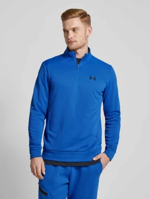 Bluza z kołnierzem i nadrukiem z logo Under Armour