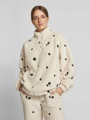 Bluza z kołnierzem o kroju oversized z futerka Jake*s Casual