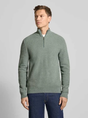 Bluza z kołnierzem o kroju regular fit z bawełny ekologicznej model ‘ROSS’ Selected Homme