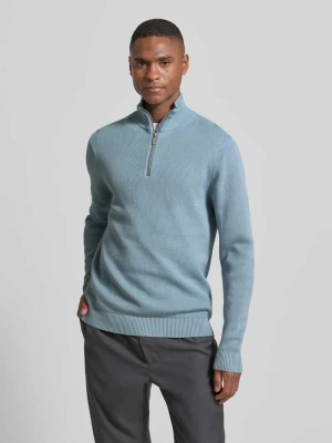 Bluza z kołnierzem o kroju regular fit z czystej bawełny ekologicznej model ‘DANE’ Selected Homme