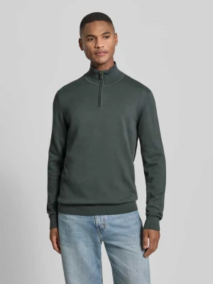 Bluza z kołnierzem o kroju regular fit z czystej bawełny ekologicznej model ‘FAABES’ ARMEDANGELS