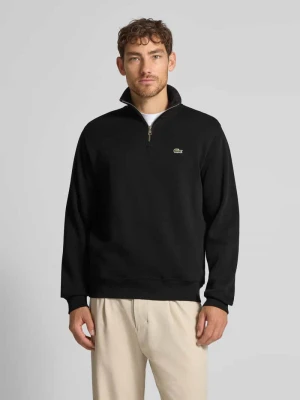 Bluza z kołnierzem o kroju regular fit z czystej bawełny Lacoste