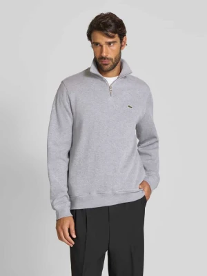 Bluza z kołnierzem o kroju regular fit z czystej bawełny Lacoste