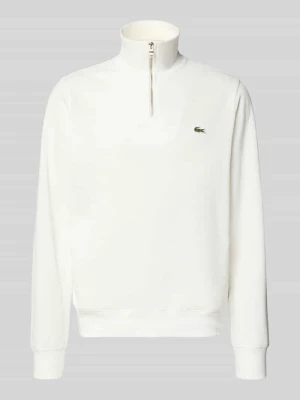 Bluza z kołnierzem o kroju regular fit z czystej bawełny Lacoste
