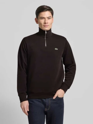 Bluza z kołnierzem o kroju regular fit z czystej bawełny Lacoste