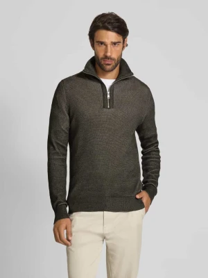 Bluza z kołnierzem o kroju regular fit z czystej bawełny Marc O'Polo