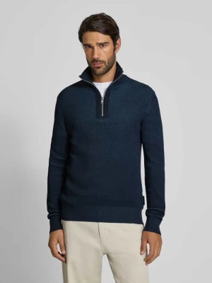 Bluza z kołnierzem o kroju regular fit z czystej bawełny Marc O'Polo